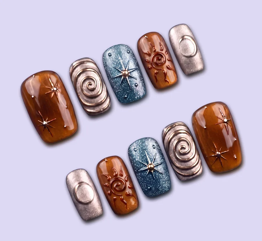 Celeste press-on nail set