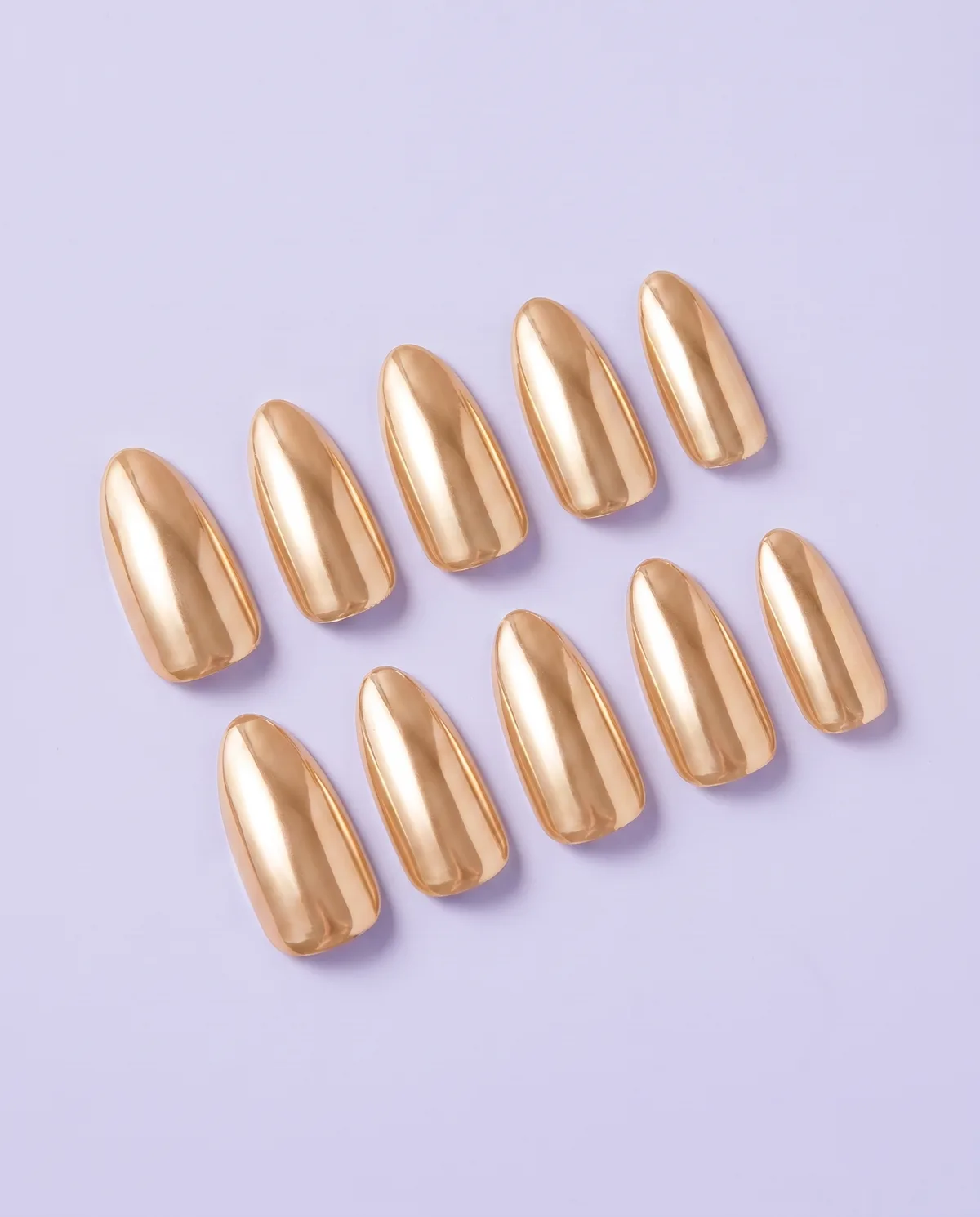 Golden Hour press-on nail set