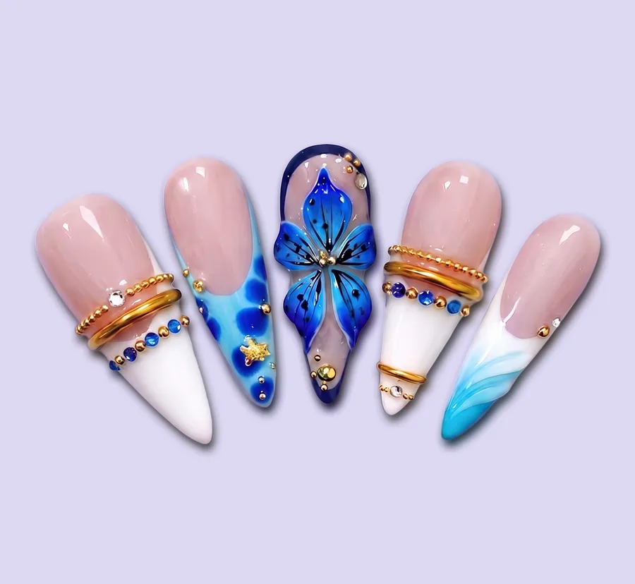 Iris Nights press-on nail set