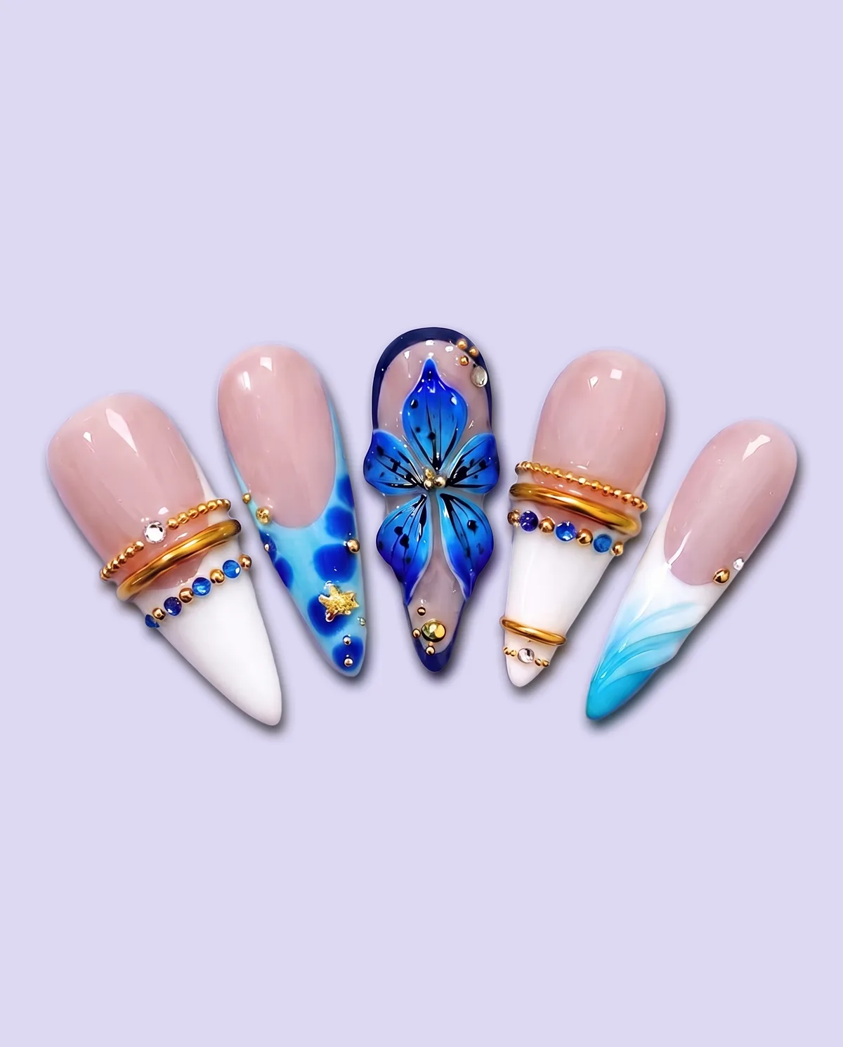 Iris Nights press-on nail set