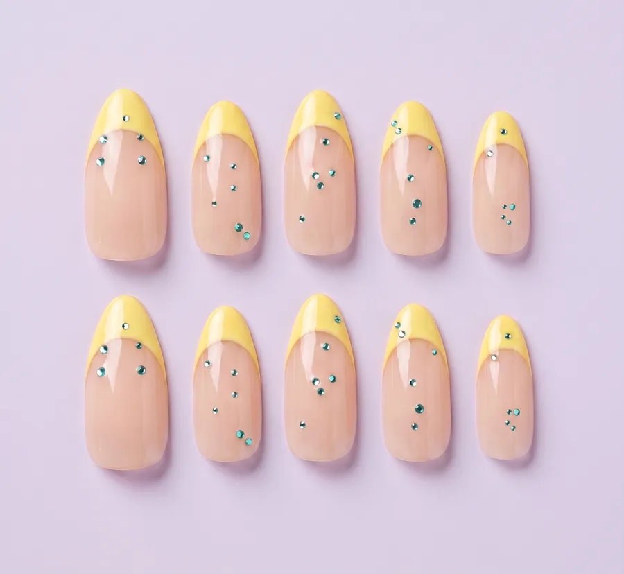 Lemon Zest press-on nail set