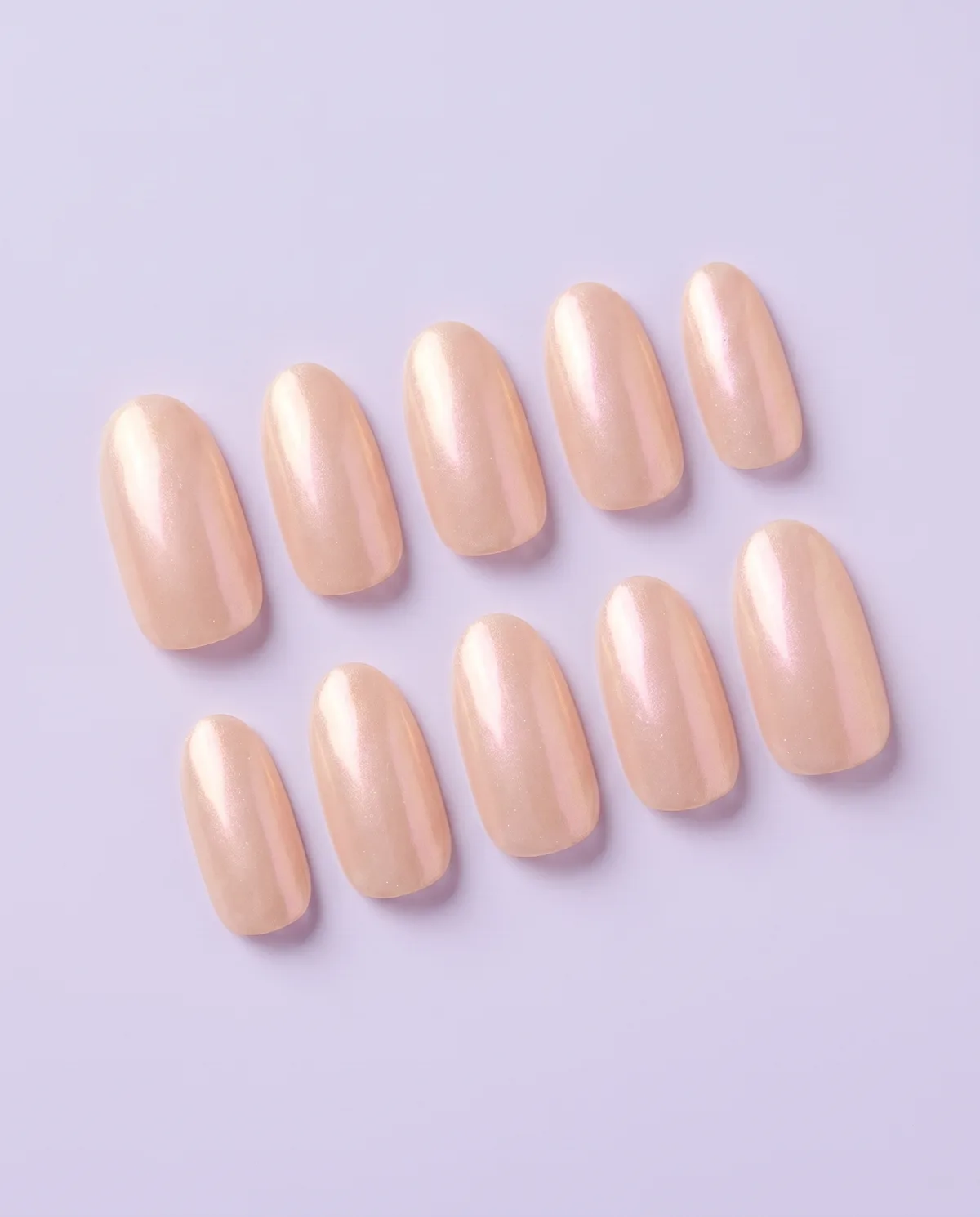 Pearl Mirage press-on nail set