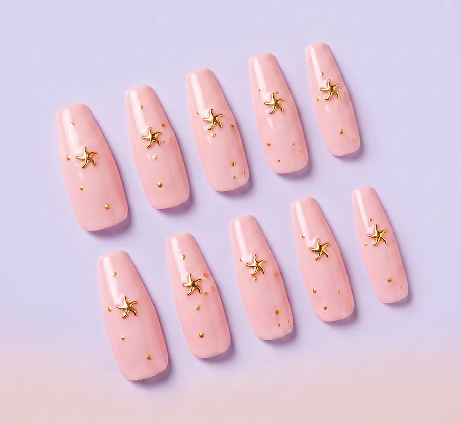 Sea Star press-on nail set